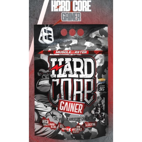 HARD CORE GAINER - 5kg  Muscle Master