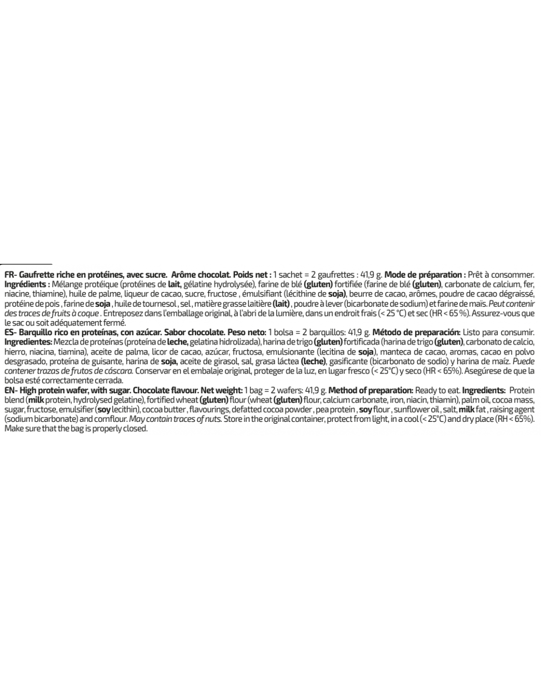 PROTEIN LAYERED WAFERS PROTEIN LAYERED WAFERS