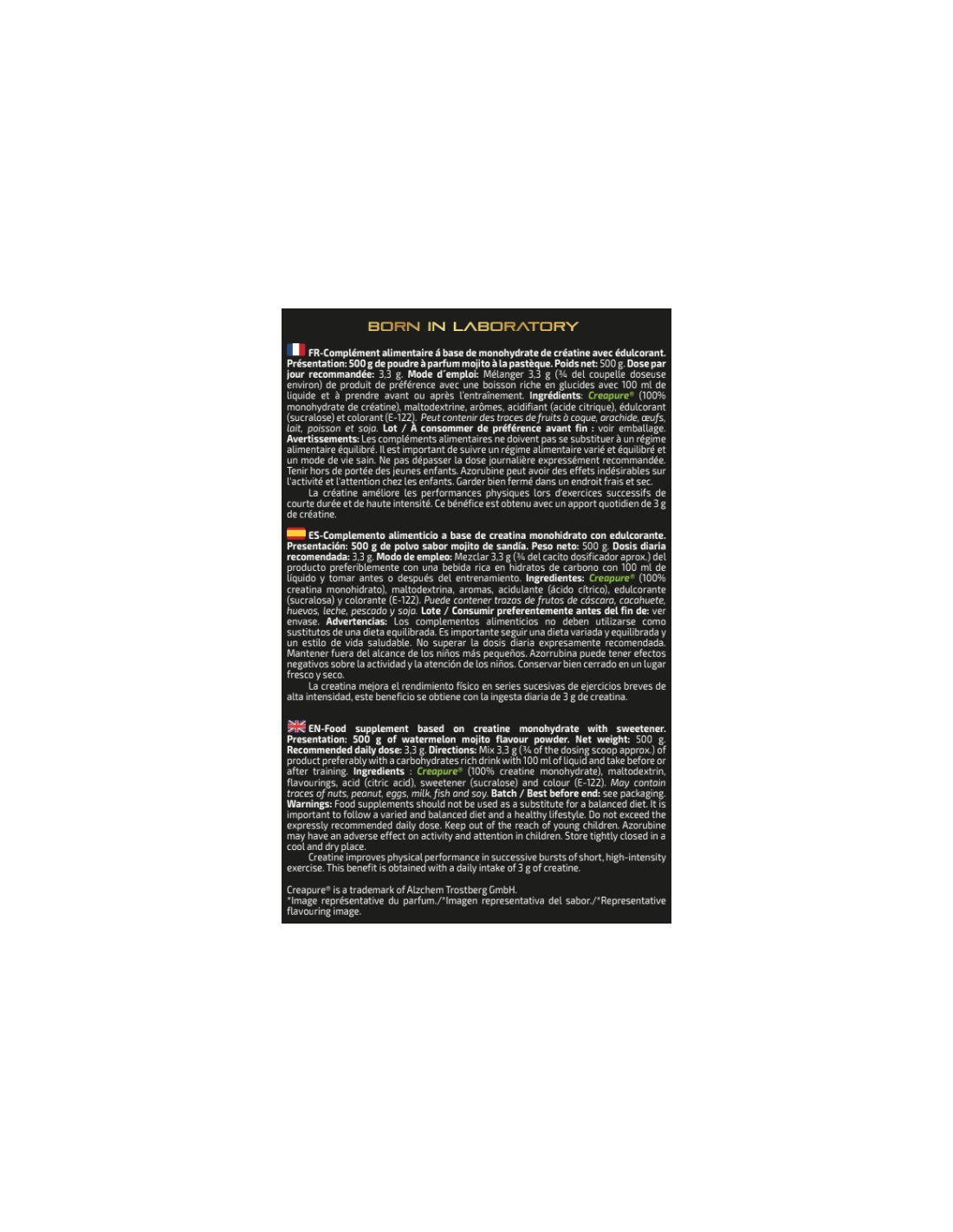 CREALUXE CREAPURE® 500G CREALUXE CREAPURE® 500G